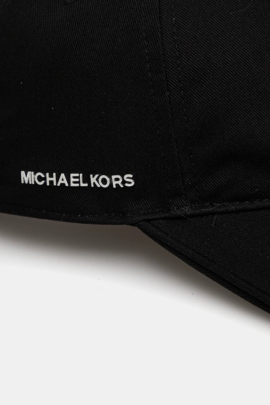Bavlnená šiltovka MICHAEL Michael Kors 540217 čierna SS25