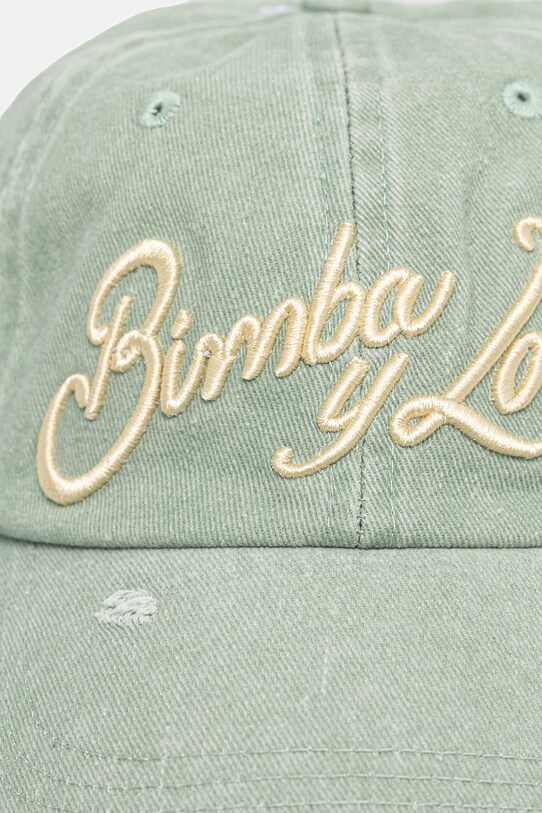 Памучна шапка с козирка Bimba Y Lola 251BAGO20.10500 зелен SS25