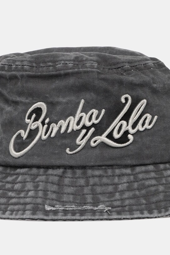 Βαμβακερό καπέλο Bimba Y Lola 251BAGO21.10000 γκρί SS25
