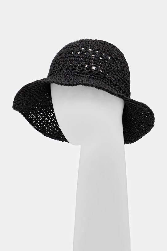 Καπέλο Sisley 6QDEWA014 μαύρο SS25