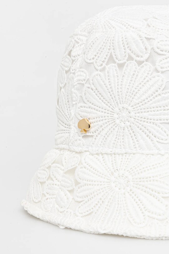 Klobouk Kate Spade 29KS1004655 bílá SS25