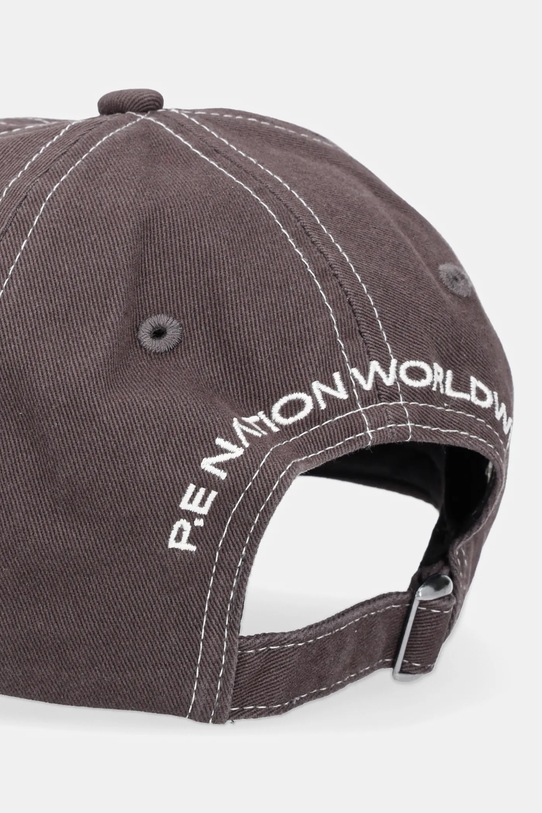 Accesorii P.E Nation șapcă de baseball din bumbac Monogram 252A108 gri