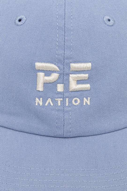 P.E Nation czapka z daszkiem bawełniana Heads Up 251A299 niebieski SS25