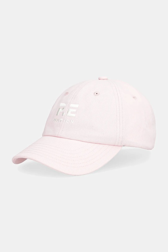 P.E Nation czapka z daszkiem bawełniana Heads Up aplikacja różowy 251A299