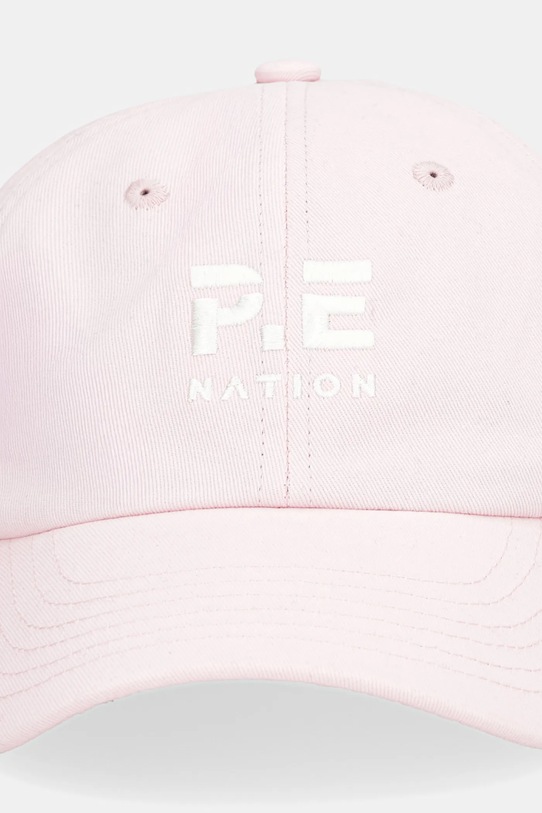 P.E Nation czapka z daszkiem bawełniana Heads Up 251A299 różowy AW25