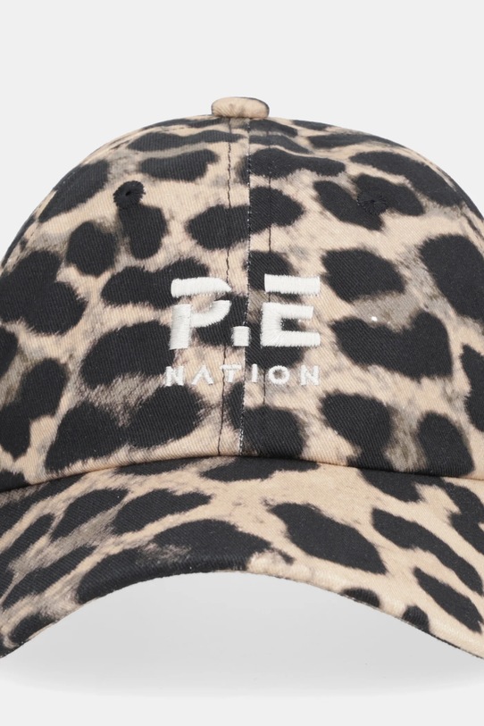 P.E Nation czapka z daszkiem bawełniana Heads Up 251A299 brązowy AW25