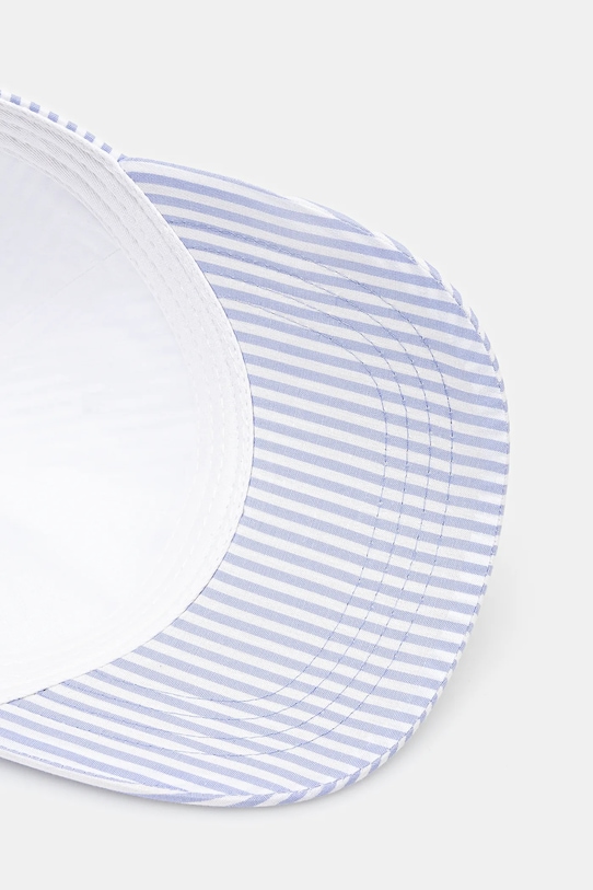 Памучна шапка с козирка Fiorucci Striped Tie Ribbon син W02SMAHA398CJ01BL07