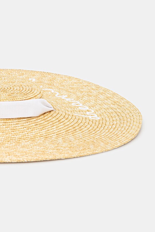 Капела Fiorucci Straw Embroidered Tie Ribbon бежов W02SMAHA399ST01NA02