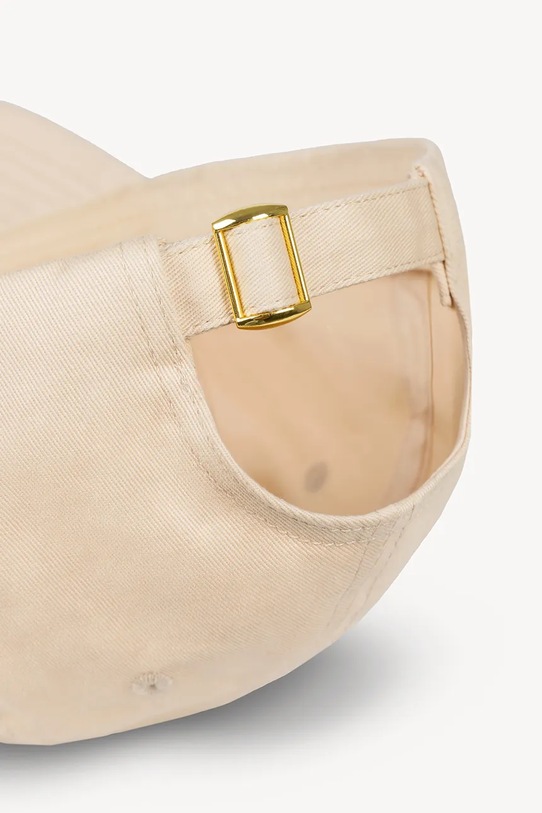 Аксесуари Бавовняна бейсболка Bizuu ZANE ZANE.KREMOWE бежевий