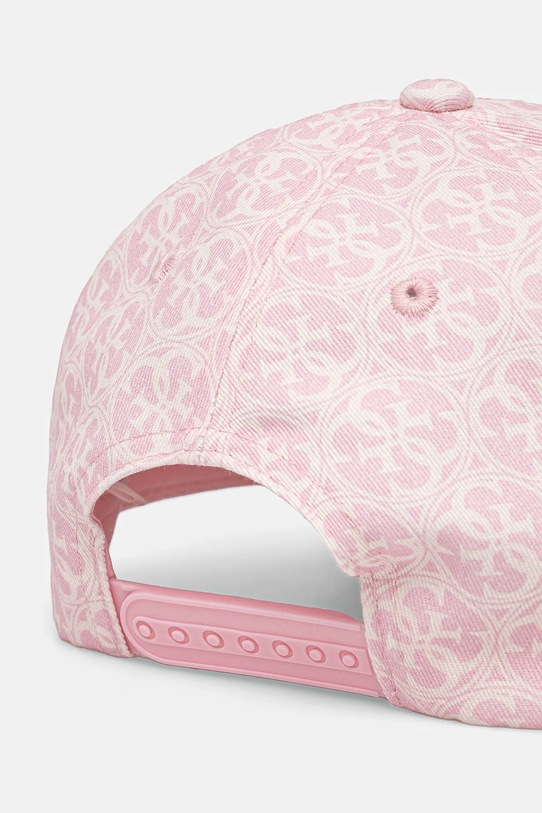 Dziewczynka Guess czapka z daszkiem bawełniana dziecięca J5RZ38.WO080.PPYA różowy