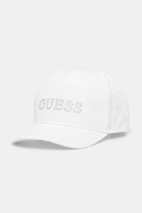 Detská bavlnená šiltovka Guess bavlna biela J5RZ40.WO08O.PPYA