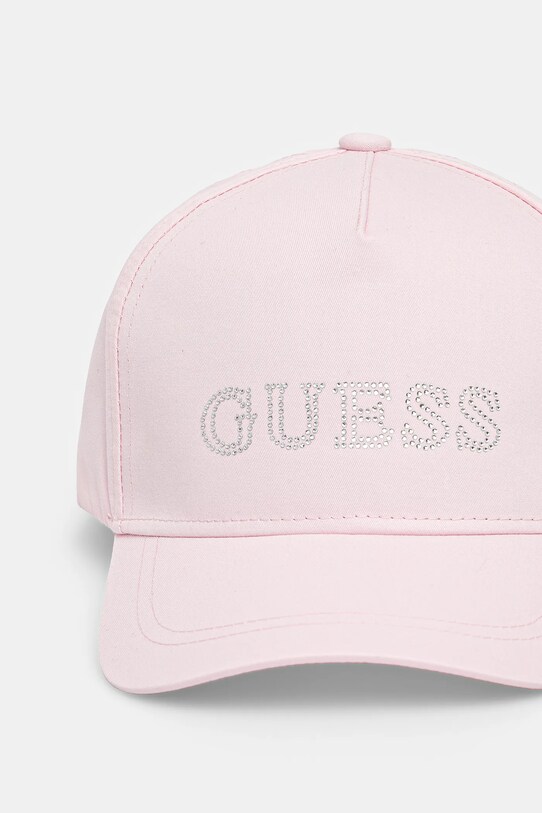 Детская хлопковая кепка Guess J5RZ40.WO08O.PPYA розовый SS25