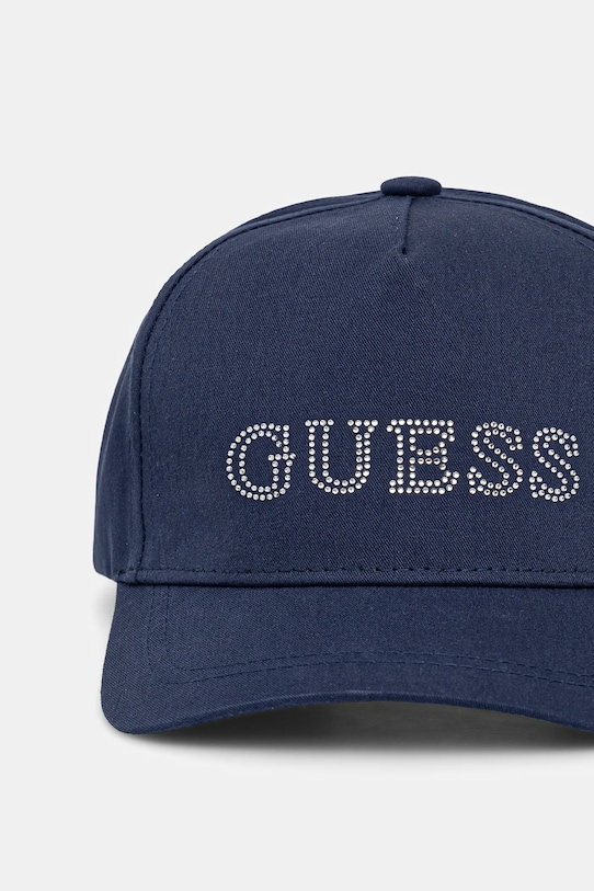 Guess czapka z daszkiem bawełniana dziecięca J5RZ40.WO08O.PPYA granatowy SS25