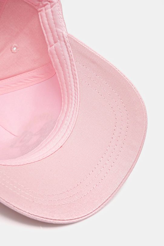 Guess czapka z daszkiem bawełniana dziecięca różowy H5RZ09.WO08O.G.PPYA