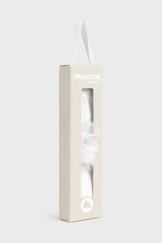 Κοριτσίστικα Παιδική κορδέλα Mayoral Newborn 9889.2K.Newborn.PPYH λευκό