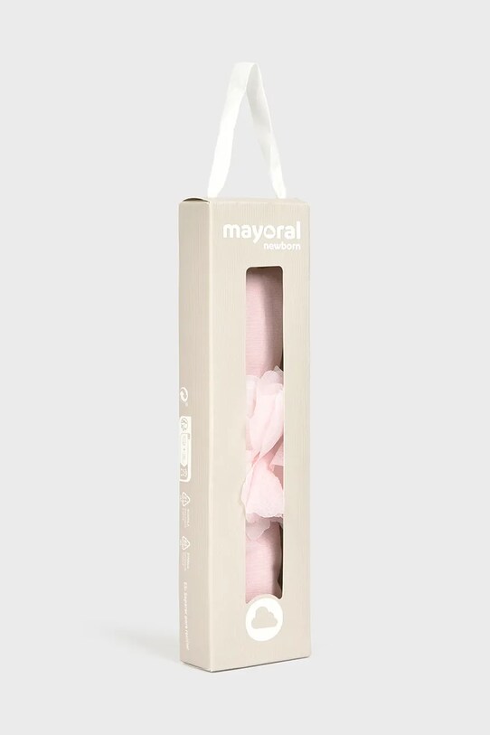 Mayoral Newborn opaska na głowę niemowlęca różowy 9889.2K.Newborn.PPYH