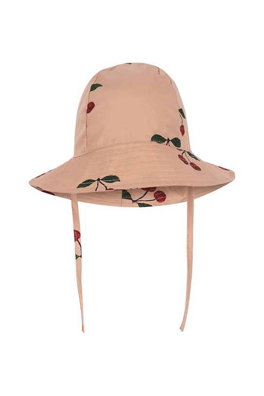 Konges Sløjd pălărie din bumbac pentru copii VERBENA SUN HAT GOTS KS102300 roz SS25