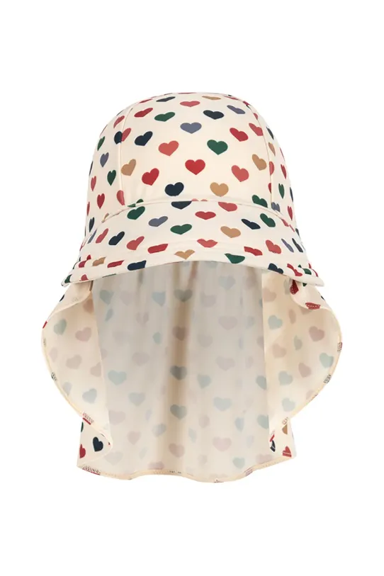 Konges Sløjd cappello con visiera bambino/a MANUCA FRILL SUN HAT GRS KS102512 beige SS25