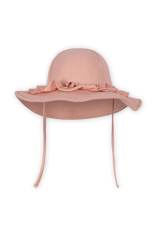 Dziewczynka Konges Sløjd kapelusz dziecięcy FLEURI SWIM HAT KS102630 różowy