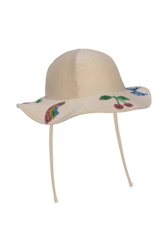 Konges Sløjd kapelusz dziecięcy BEATRICE SWIM HAT KS102640 beżowy SS25