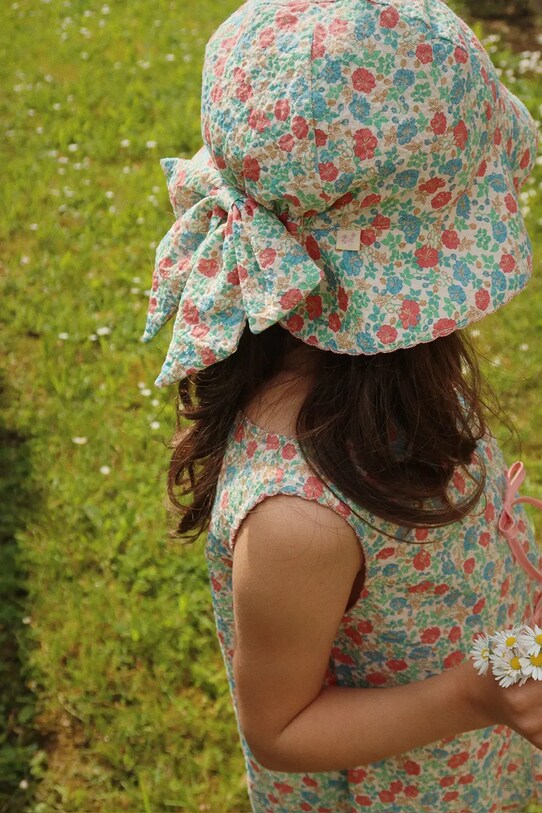 Детская шляпа Konges Sløjd ELIN BOW SUN HAT GOTS KS102732