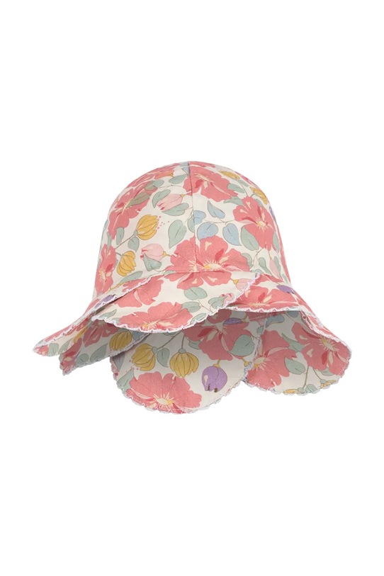 Djevojčice Dječji pamučni šešir Konges Sløjd COEUR SCALLOP SUN HAT GOTS KS102733 roza