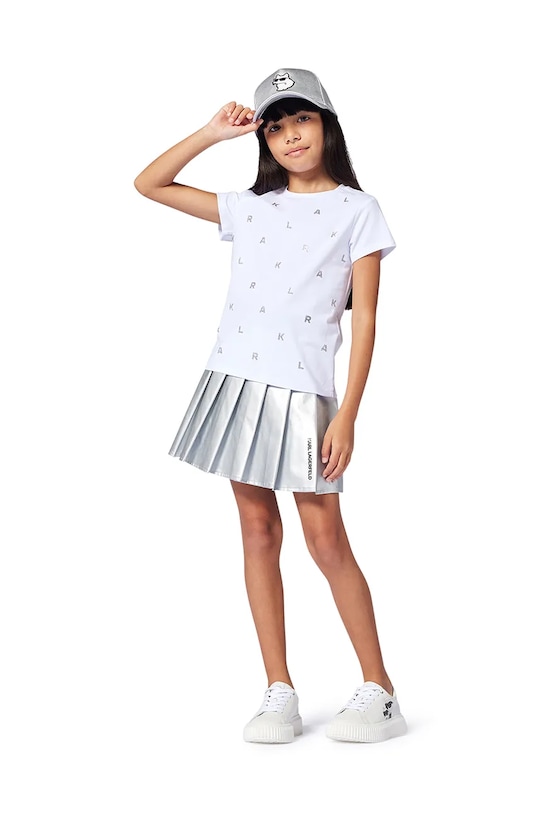 Karl Lagerfeld șapcă din bumbac pentru copii Z30392
