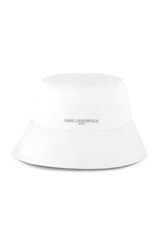 Παιδικό βαμβακερό καπέλο Karl Lagerfeld Z30394 λευκό SS25