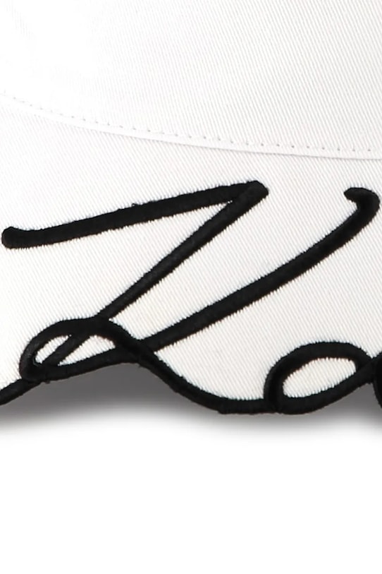 Karl Lagerfeld kapelusz bawełniany dziecięcy biały Z30394