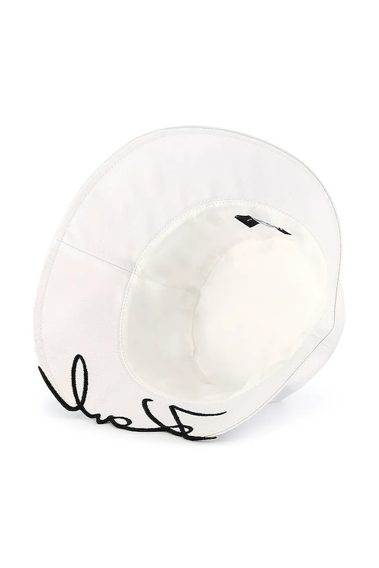 Karl Lagerfeld kapelusz bawełniany dziecięcy Z30394 biały