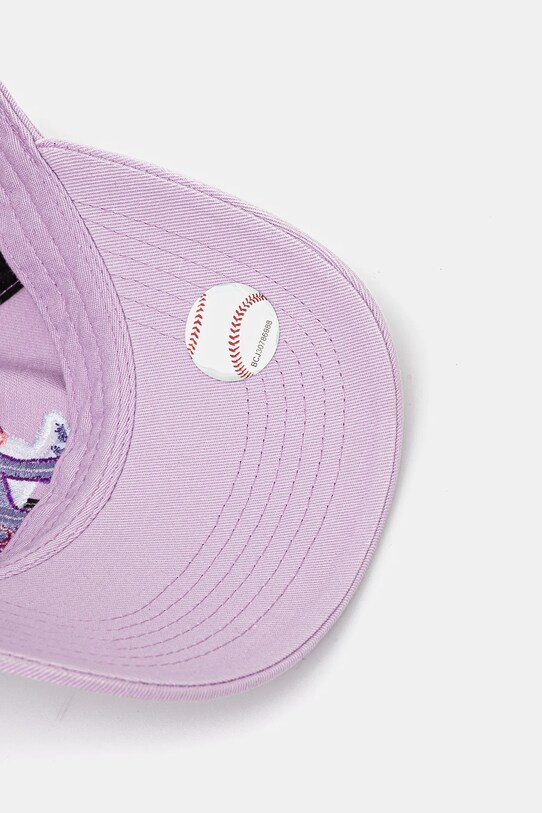 47 brand șapcă din bumbac pentru copii MLB New York Yankees violet B.CRITC17GWS.YX.KIDS