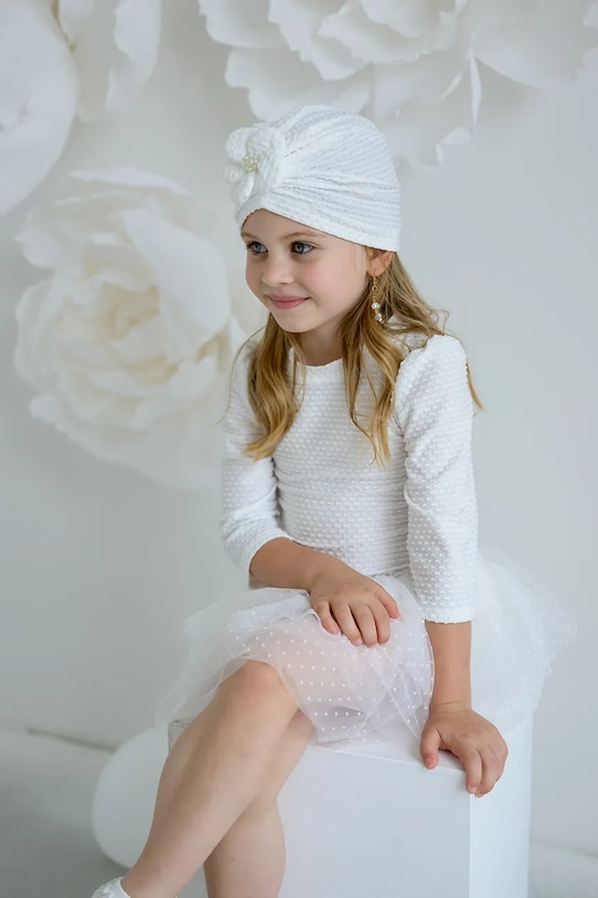 Deklice Otroška kapa Jamiks BARBIE BARBIE.Nak.glo.JWH016.G bela