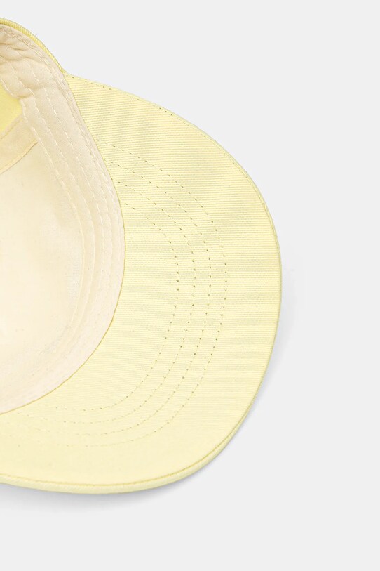 Elisabetta Franchi pamut baseball sapka sárga EFCP025.C.CA010