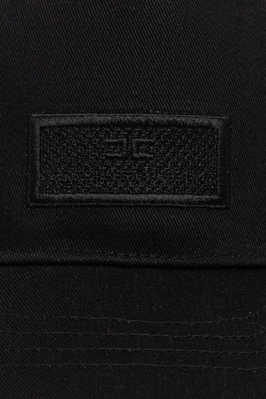 Elisabetta Franchi czapka z daszkiem bawełniana dziecięca EFCP027.C.CA010 czarny SS25