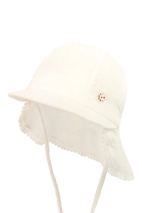 Pamučna kapa sa šiltom za bebe Jamiks BRISA bez uzorka bež BRISA.or.Na.gl.JLH111.G