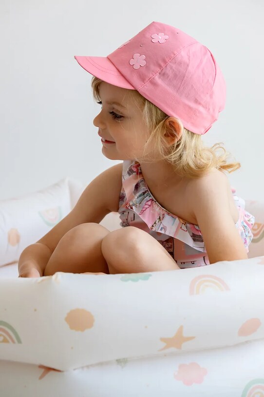 Девочка Детская хлопковая кепка Jamiks DORADA DORADA.Nak.glo.JLH109.G розовый