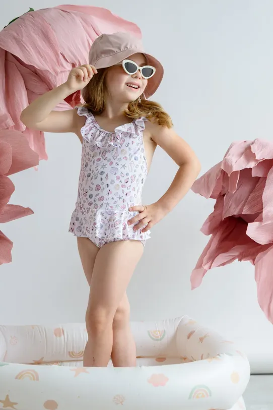 Lány Jamiks gyerek pamut sapka DORY DORY.or.Na.glo.JLH087.G rózsaszín