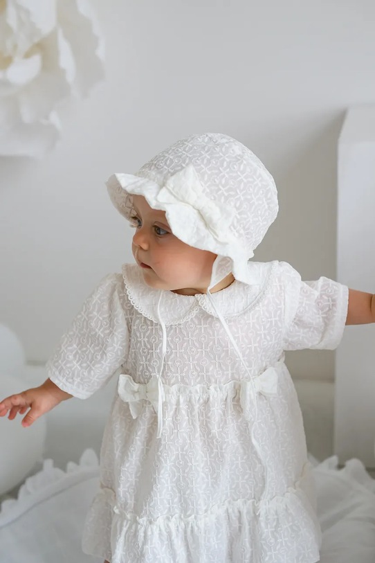 Detský bavlnený klobúk Jamiks LADY béžová LADY.Nakr.glow.JLH072.G