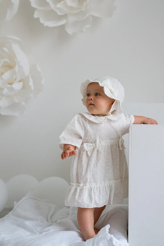 Detský bavlnený klobúk Jamiks LADY LADY.Nakr.glow.JLH072.G béžová