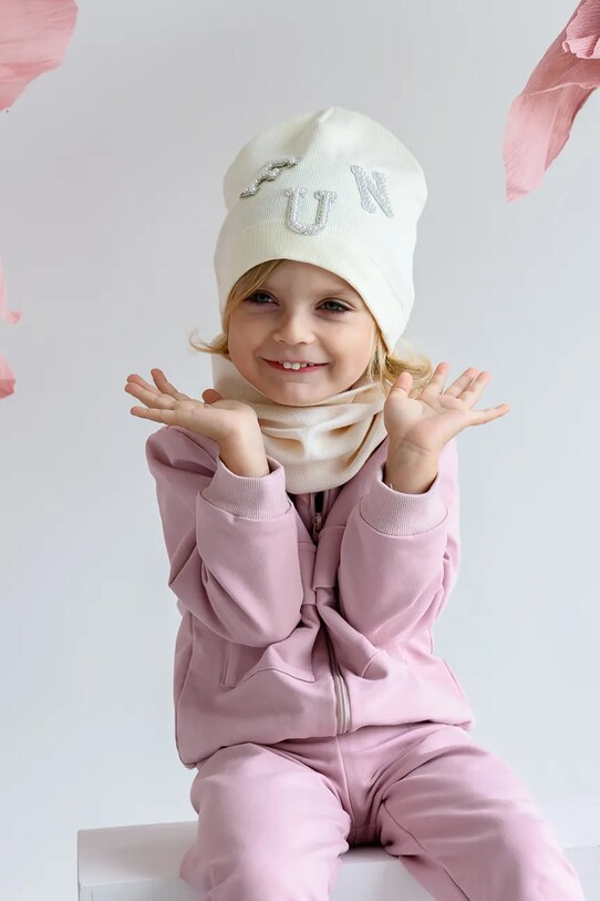 Дівчинка Дитяча шапка Jamiks MADONNA MADONNA.Nak.gl.JWH070.G бежевий