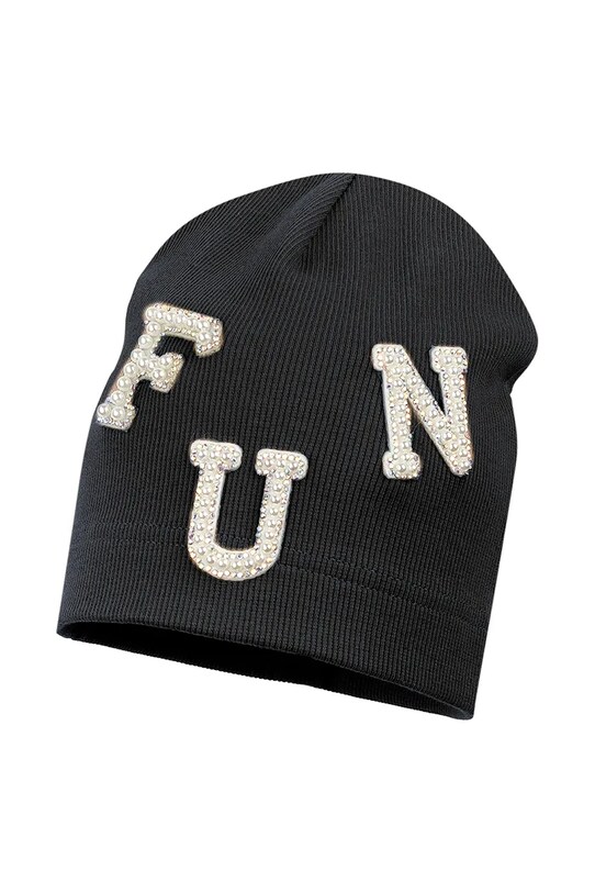 Детская шапка Jamiks MADONNA аппликация чёрный MADONNA.Nak.gl.JWH070.G