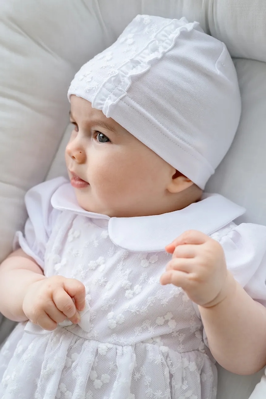 Jamiks caciula copii MAISIE imprimeu alb MAISIE.Nak.glo.JLH004.G