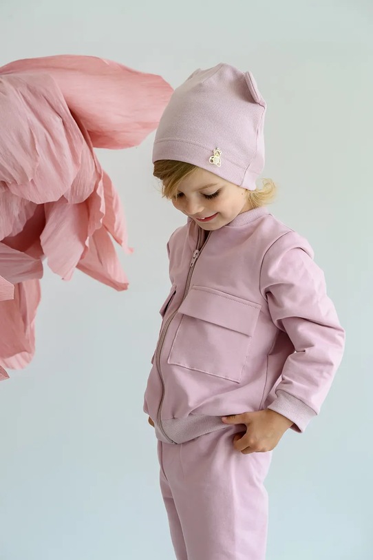 Jamiks czapka dziecięca MARBELLA MARBELLA.Na.gl.JWH122.G różowy