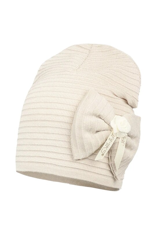 Jamiks czapka dziecięca NIXIE aplikacja szary NIXIE.Nakr.glo.JWH051.G