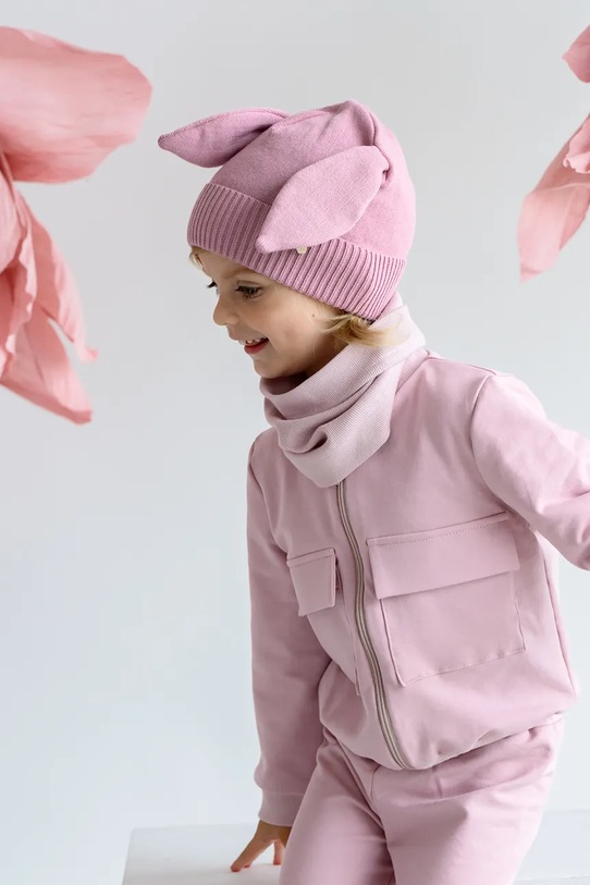 Jamiks czapka bawełniana dziecięca NORI różowy NORI.Nakr.glow.JWH106.G