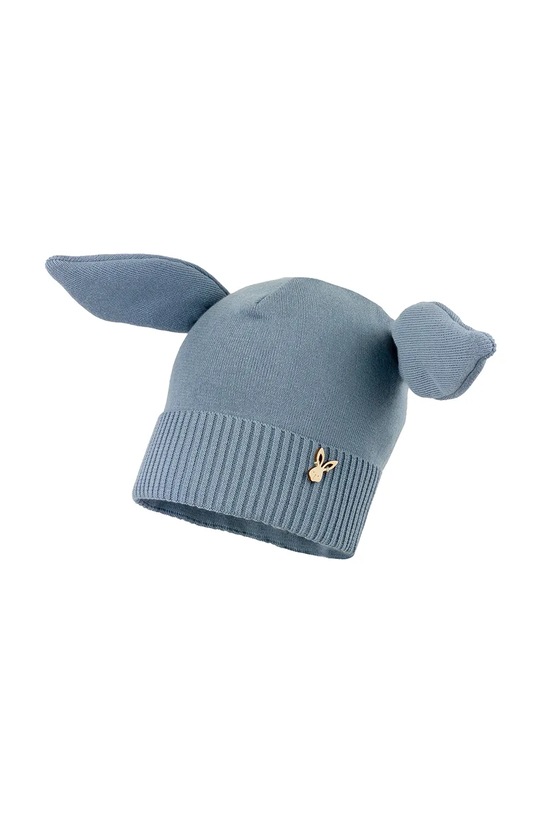 Детская хлопковая шапка Jamiks NORI NORI.Nakr.glow.JWH106.G голубой SS25