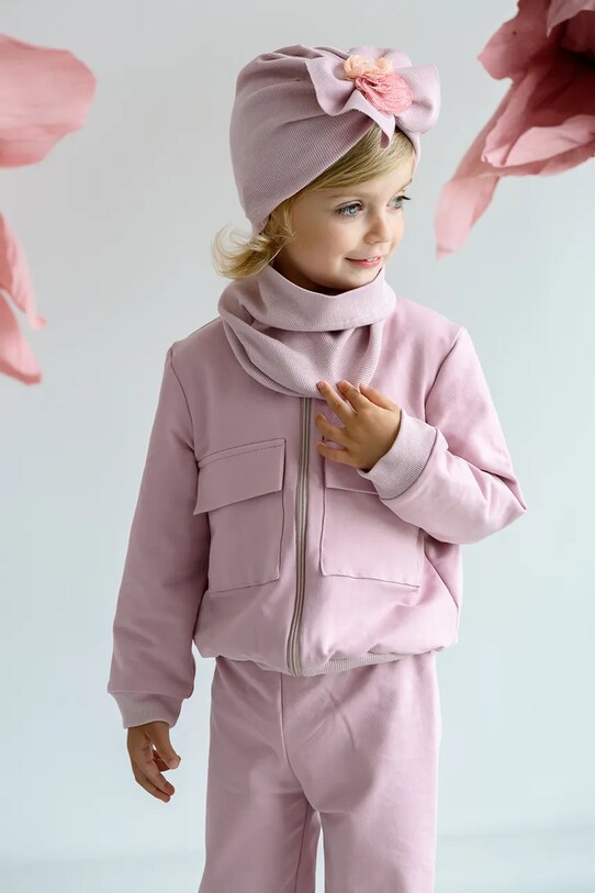 Девочка Детская шапка Jamiks ONDINE ONDINE.Nak.glo.JWH075.G фиолетовой