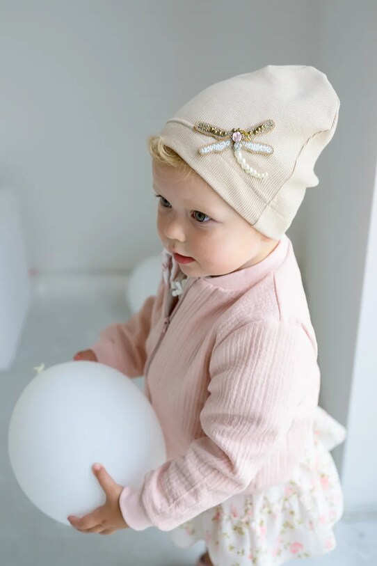 Jamiks berretta per bambini PATTI beige PATTI.Nakr.glo.JWH123.G
