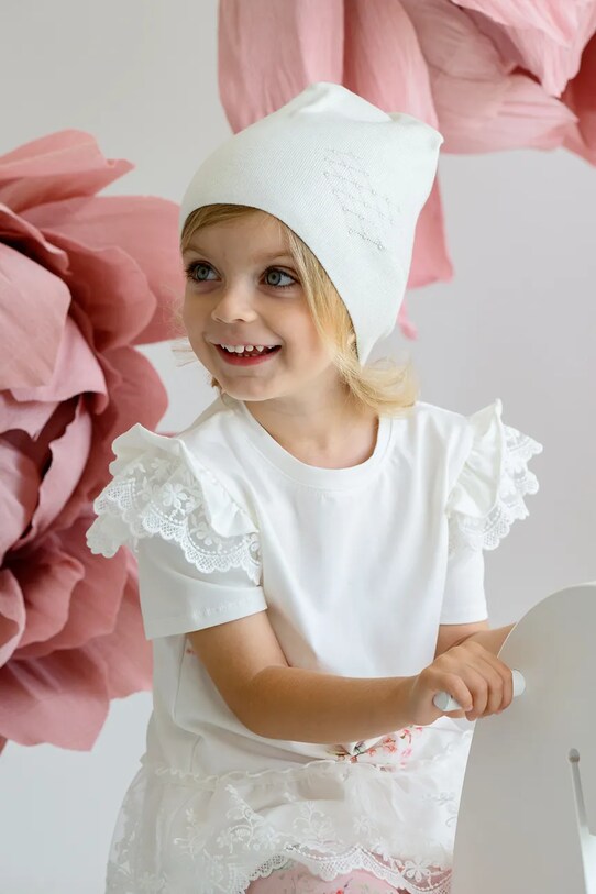 Deklice Otroška kapa Jamiks SALACIA SALACIA.Nak.gl.JWH096.G bež