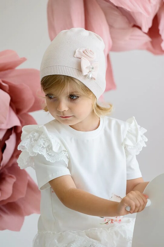 Детска шапка Jamiks SEDNA тънък розов SEDNA.Nakr.glo.JWH083.G